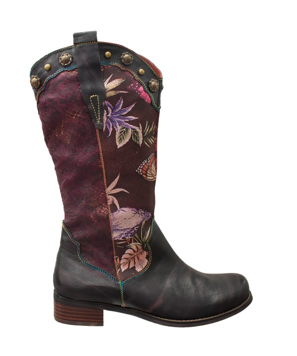 Botas LAURA VITA COLOMBE03 Color Burdeos | Calzados Savina