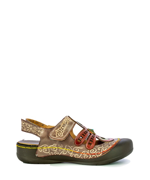 Sandalias LAURA VITA BECZIERSO 05 Color Gris | Calzados Savina