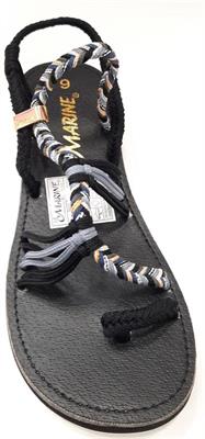 Sandalias LA MARINE THALIA Color Negro | Calzados Savina
