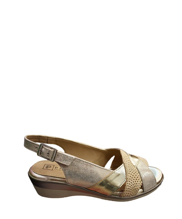 Sandàlies PITILLOS 1314 Color Or | Calzados Savina