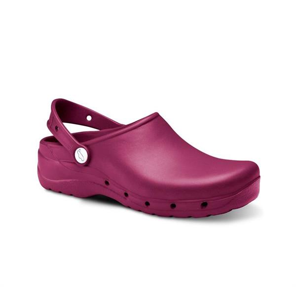 Zuecos FELIZ CAMINAR FLOTANTES Color Burdeos | Calzados Savina