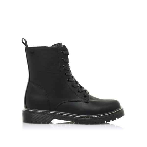 Botines MUSTANG 50192-C51975 Estilo Militar Color Negro | Calzados Savina