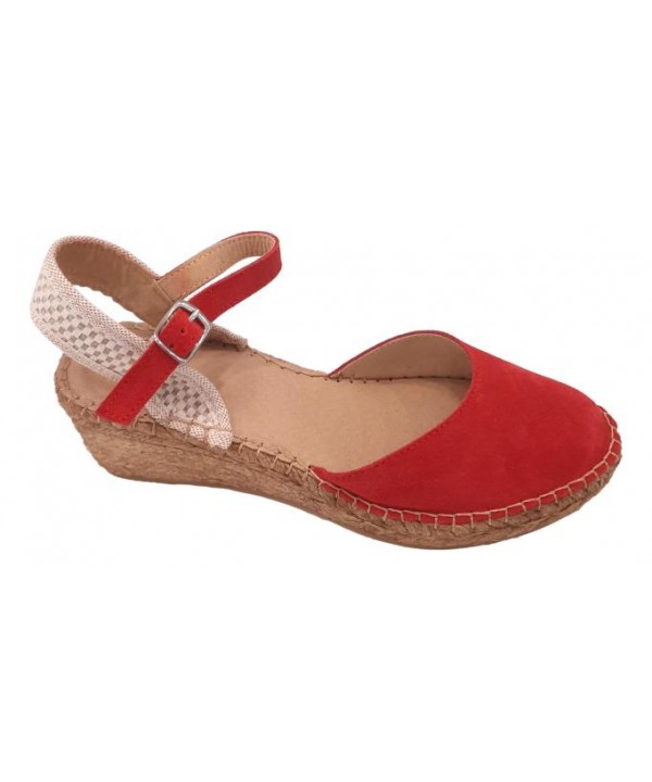 Espardeñas PASFOR 402 Valencianas Color Rojo | Calzados Savina