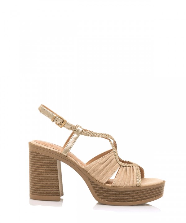 Sandalias MUSTANG 53385-C54281 Color Natural | Calzados Savina